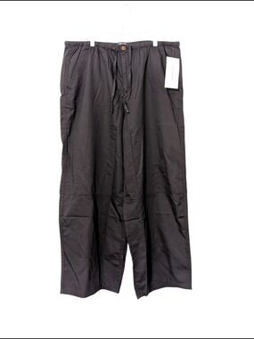 Amazon Essentials Black Wide Leg Pants Drawstring